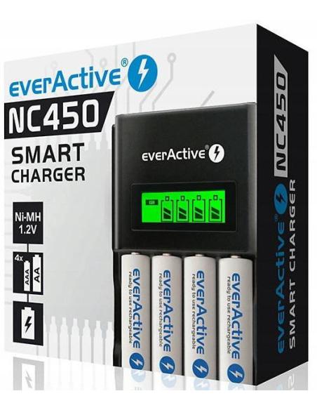 Ładowarka procesorowa do akumulatorków AA/AAA everActive NC-450 LCD
