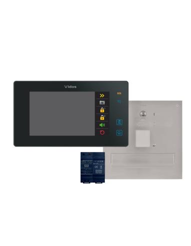 Skrzynka na listy Vidos DUO z monitorem M1021B/S1201-SK
