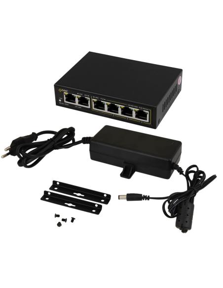 SWITCH GIGABIT POE 4+2 PULSAR SG64
