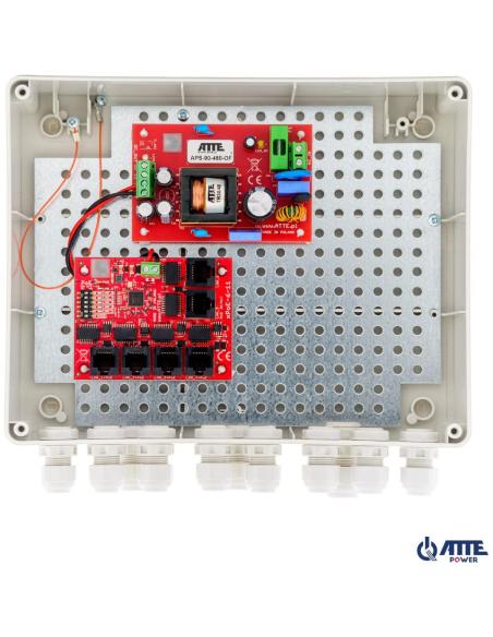 SWITCH ZEWNĘTRZNY 5-PORTOWY POE DO 5 KAMER IP ATTE IP-5-11-L2
