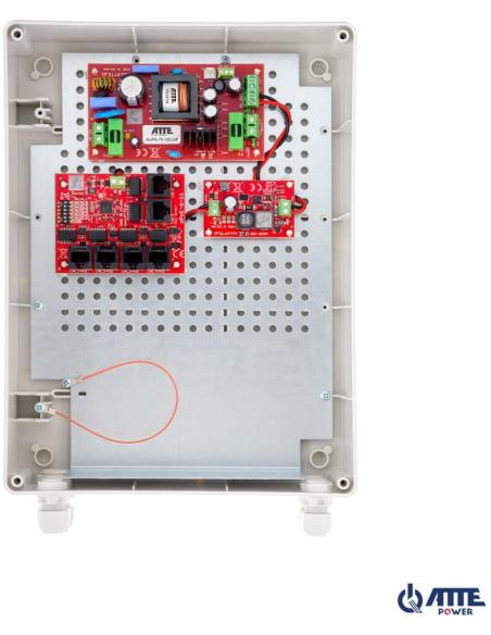 SWITCH POE 5-PORTOWY Z ZASILANIEM BUFOROWYM ATTE IPUPS-5-11-XL2