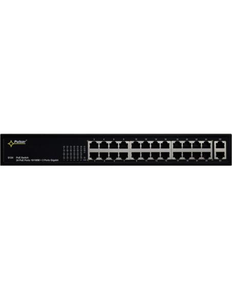 SWITCH POE PULSAR S124 24+2 UPLINK POE+ GIGABIT