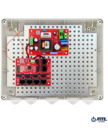 Zestaw do 5 kamer IP switch PoE 5P+1UP ATTE IP-5-11-L3