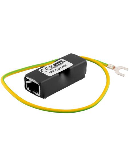 Ogranicznik przepięć Gigabit LAN + PoE ATTE IPP-1-21-HS
