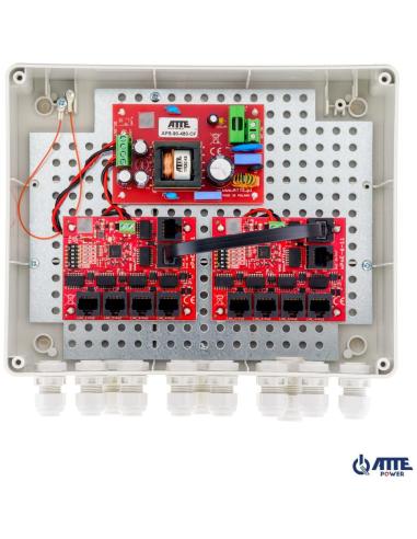 Zestaw buforowy do 16 kamer IP switch Po 16P+2G ATTE IPUPS-16-20-R5U0