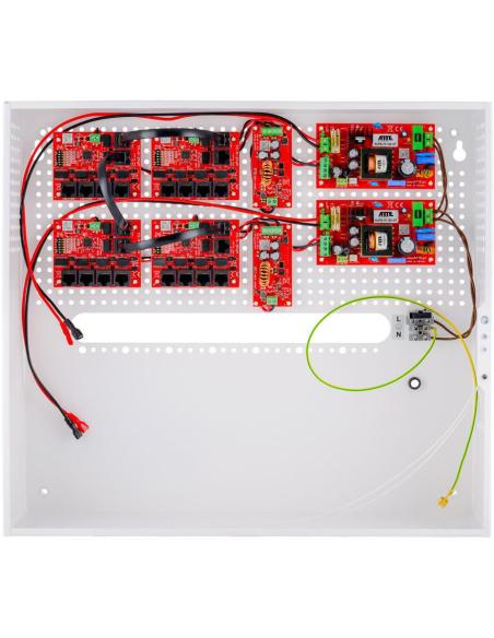 Zestaw buforowy do 17 kamer IP switch PoE 17P+1UP ATTE IPUPS-17-11-H