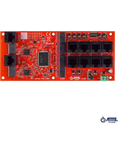 SWITCH 10-PORTOWY POE ATTE xPoE-10-20A-OF