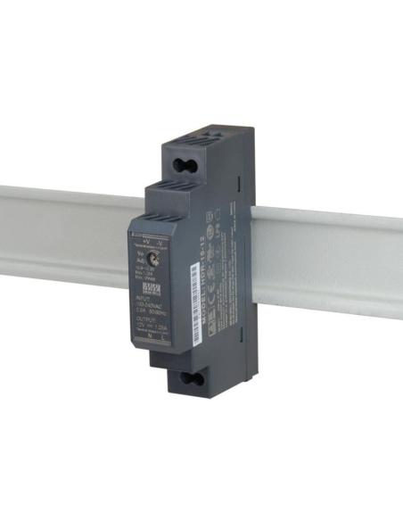 ZASILACZ IMPULSOWY NA SZYNĘ DIN MEAN WELL HDR-15-12 12V/15W/1.25A