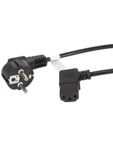 KABEL ZASILAJĄCY CEE 7/7 IEC 320 C13 1.8M KĄTOWY VDE Lanberg