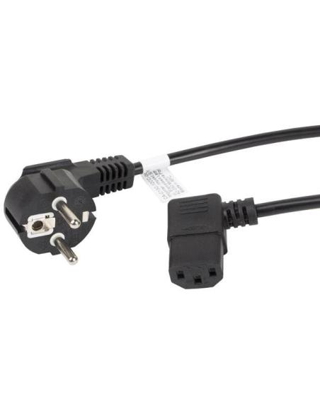 KABEL ZASILAJĄCY CEE 7/7 IEC 320 C13 1.8M KĄTOWY VDE Lanberg