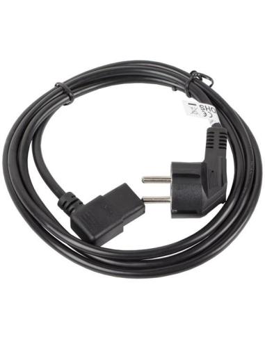KABEL ZASILAJĄCY CEE 7/7 IEC 320 C13 1.8M KĄTOWY VDE Lanberg