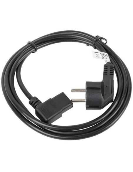 KABEL ZASILAJĄCY CEE 7/7 IEC 320 C13 1.8M KĄTOWY VDE Lanberg