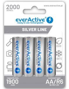 Akumulatorki AA / R6 Ni-MH everActive 2000mAh Silver Line (box 4 szt.)