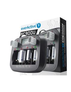 Ładowarka procesorowa do akumulatorków AA / AAA / C / D / 6F22 / 9V everActive NC-900U