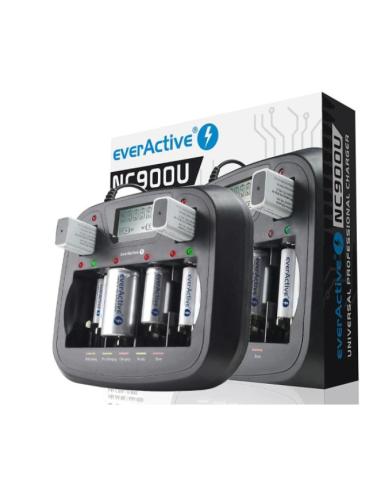 Ładowarka procesorowa do akumulatorków AA / AAA / C / D / 6F22 / 9V everActive NC-900U
