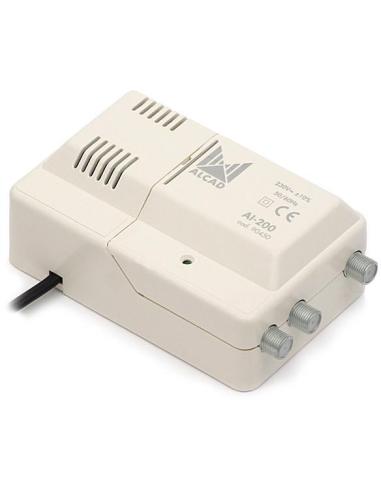 Wzmacniacz Alcad AI-200 VHF-UHF 1we/2wy szerokopasmowy