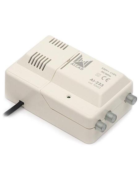 Wzmacniacz Alcad AL-223 VHF-UHF 1we/2wy szerokopasmowy