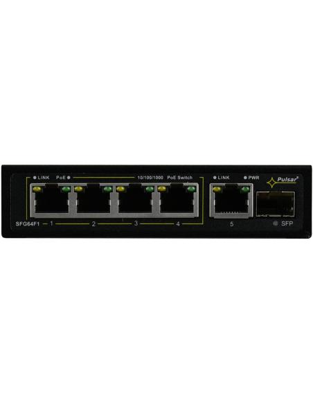 Switch 6-portowy PULSAR SFG64F1 do 4 kamer IP