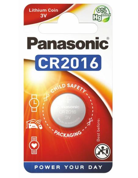 Bateria CR2016 PANASONIC (blister 1 szt.)