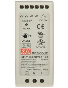ZASILACZ NA SZYNĘ DIN MDR-60-12 2