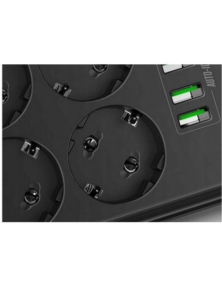 Listwa zasilająca LDNIO SE6403 6 Gniazd + 4x USB Przedłużacz