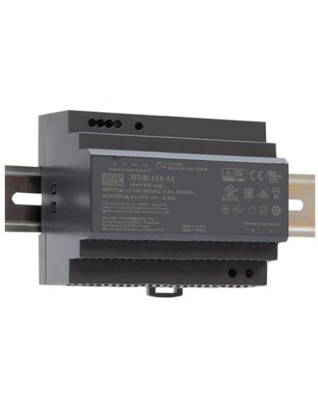 ZASILACZ IMPULSOWY NA SZYNĘ DIN MEAN WELL HDR-150-12 12V/150W/11.3A