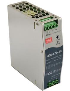 ZASILACZ IMPULSOWY NA SZYNĘ DIN MEAN WELL SDR-120-48