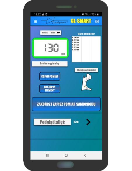 MIERNIK GRUBOŚCI LAKIERU GL-PRO-SMART-FAZ
