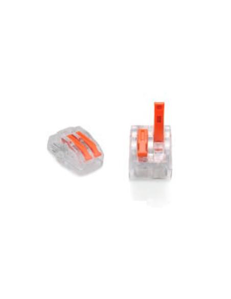 ZŁĄCZKA DO PRZEWODÓW ZATRZASKOWA 0,2-4,0mm2 PC-232 2GNIAZDA (50szt.)
