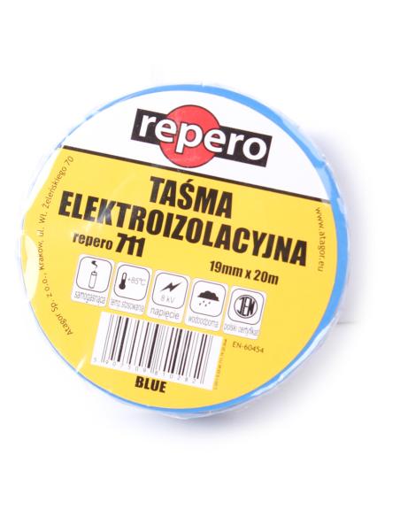 TAŚMA IZOLACYJNA REPERO 711E NIEBIESKA 19MMX20M