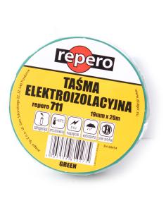 TAŚMA IZOLACYJNA REPERO 711E ZIELONA 19MMX20M 2