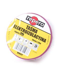 TAŚMA IZOLACYJNA REPERO 711E FIOLETOWA 19MMX20M 2