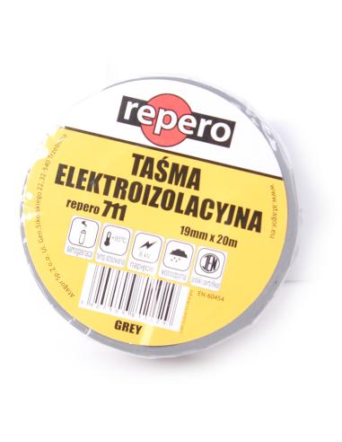 TAŚMA IZOLACYJNA REPERO 711E SZARA 19MMX20M