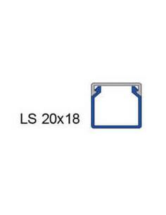 Listwa elektroinstalacyjna kpl. CZARNY CLS 20x18 2m (1szt.) 2