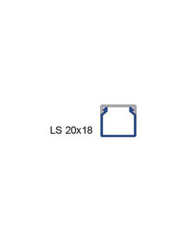 Listwa elektroinstalacyjna kpl. CZARNY CLS 20x18 2m (1szt.)
