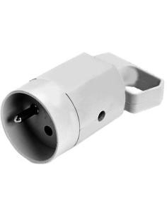 Gniazdo 315-01 z uchem z uziemieniem 2P+Z 16A 250V IP20 BIAŁA VIPLAST 315-01