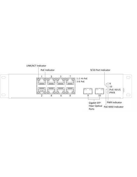 SWITCH HIKVISION DS-3T0510HP-E/HS