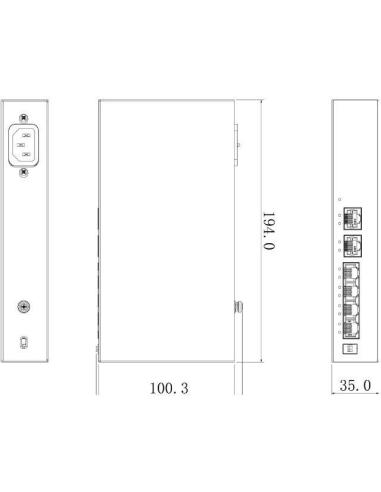 SWITCH DAHUA PFS3006-4ET-36