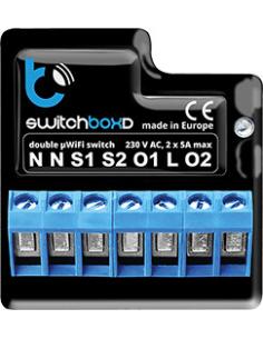 Przełącznik Blebox SwitchBoxD WiFi 230V dwukanałowy sterowany z aplikacji