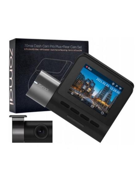 Wideorejestrator 70mai Smart Dash Cam Pro Plus A500S 2.7K/WiFi/GPS + kamera tylna RC06