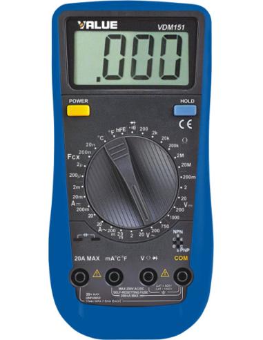 MULTIMETR CYFROWY VALUE VDM-151