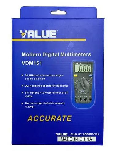 MULTIMETR CYFROWY VALUE VDM-151