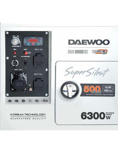 AGREGAT PRĄDOTWÓRCZY DIESEL DAEWOO DDAE 9000SSE 6.3kW