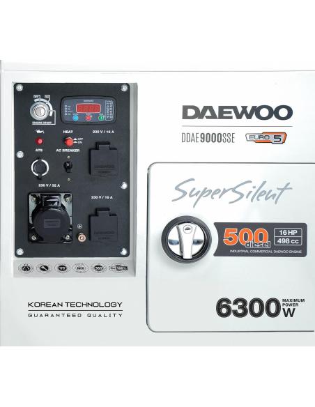 AGREGAT PRĄDOTWÓRCZY DIESEL DAEWOO DDAE 9000SSE 6.3kW