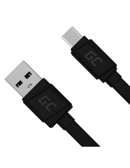 KABEL USB-A / USB-C Green Cell Matte 25cm ULTRA CHARGE QUICK CHARGE 3.0 KABGC03
