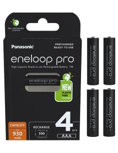 Akumulatorki R03 / AAA Panasonic Eneloop PRO 930mAh Ni-MH BK-4HCDE/4BE (blister 4 szt.)