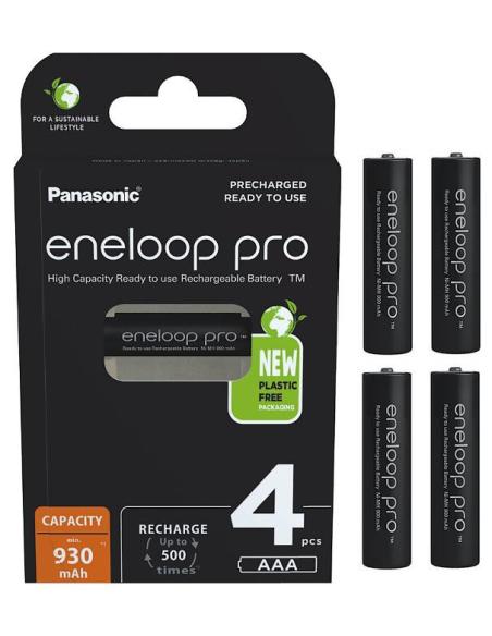 Akumulatorki R03 / AAA Panasonic Eneloop PRO 930mAh Ni-MH BK-4HCDE/4BE (blister 4 szt.)