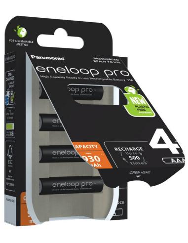 Akumulatorki R03 / AAA Panasonic Eneloop PRO 930mAh Ni-MH BK-4HCDE/4BE (blister 4 szt.)