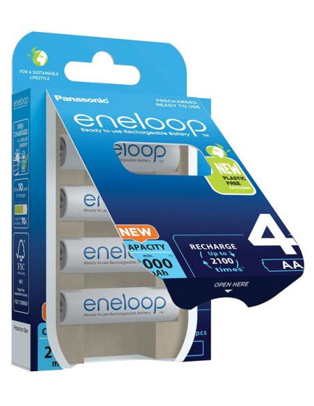 Akumulatorki AA / R6 Panasonic Eneloop 2000mAh BK-3MCDE/4BE (blister 4 szt.)