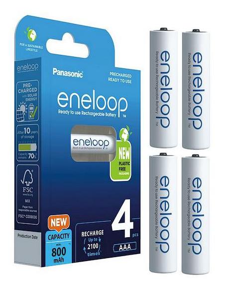 Akumulatorki R03 / AAA Panasonic Eneloop 800mAh BK-4MCDE/4BE (blister 4 szt.)